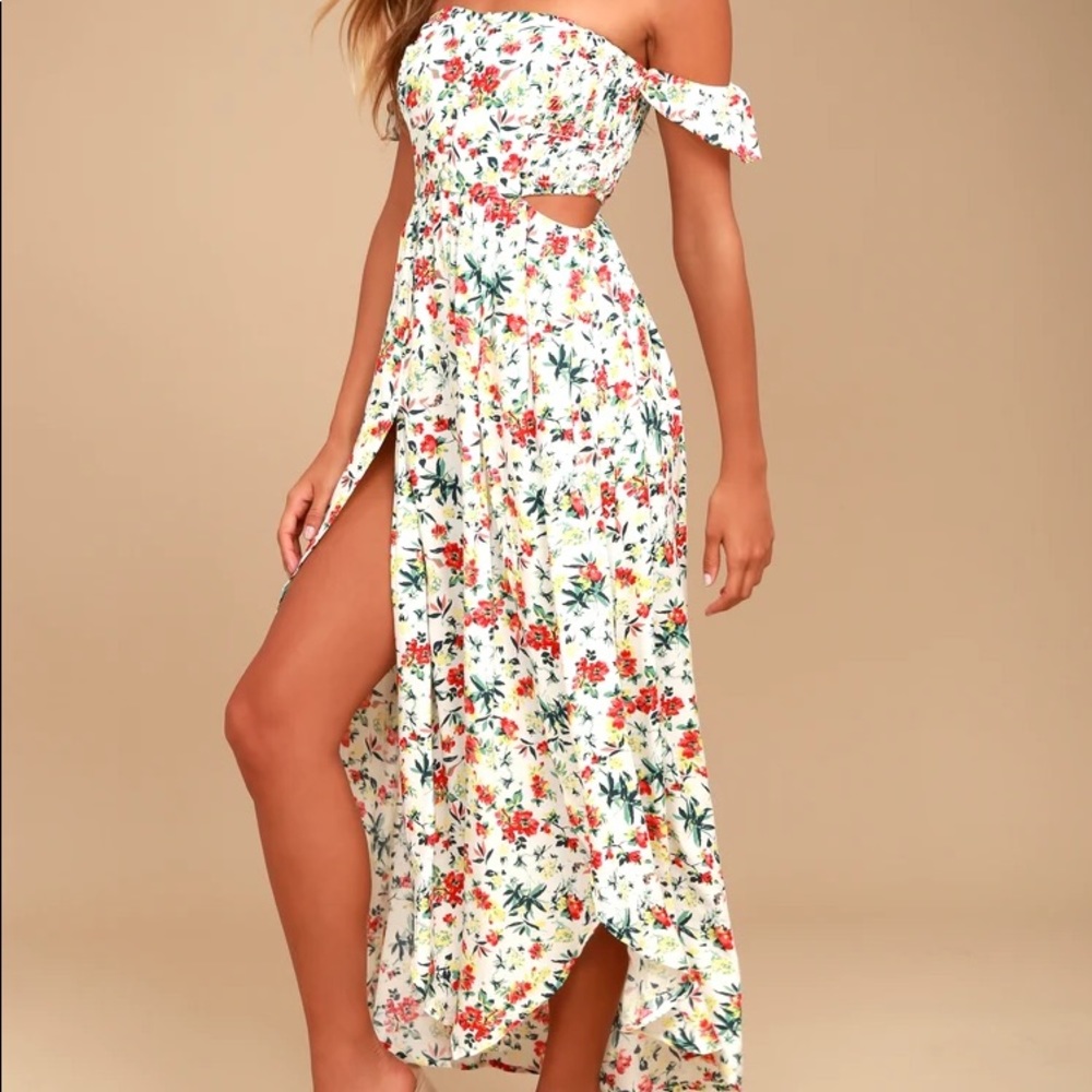 Lulus Lush “Easy on the Eyes” floral dress